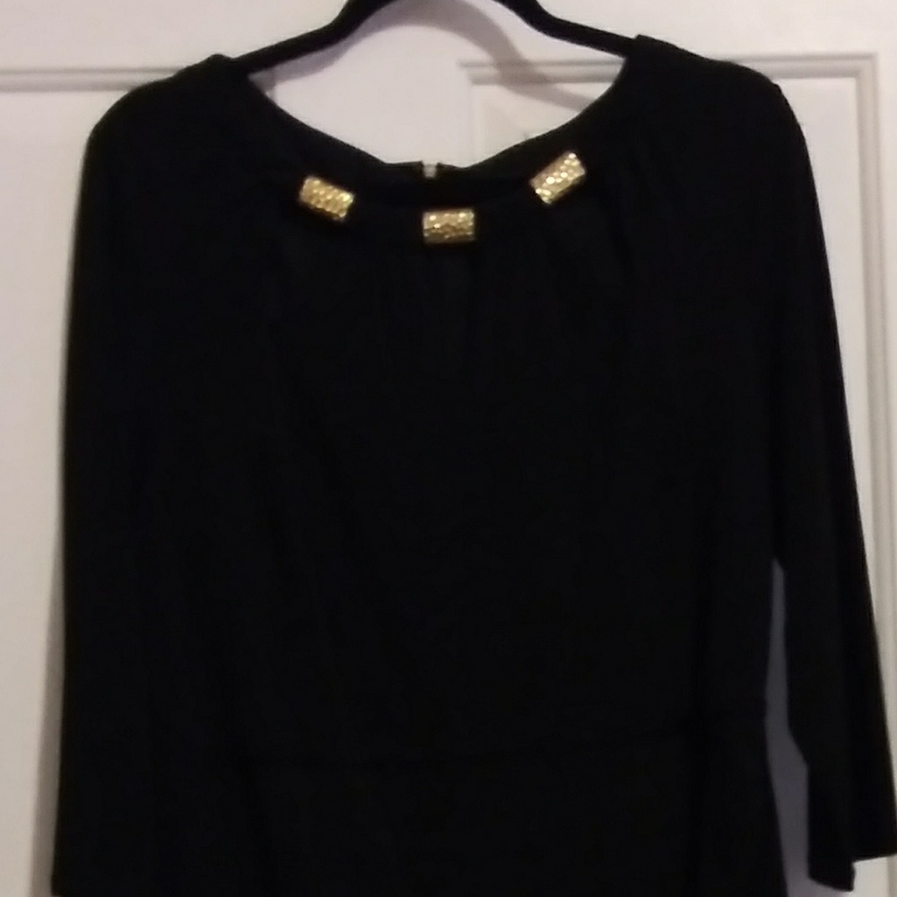 Classy Alluring Flattering Absolutely Gorgeous Black Dress XL